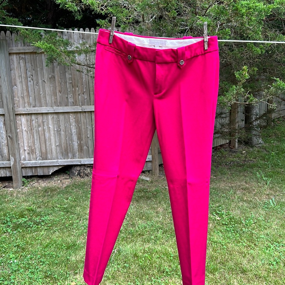 Beautiful fuschia crop dress pants